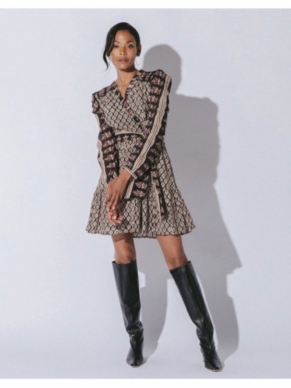 Cleobella Printed Mini Dress